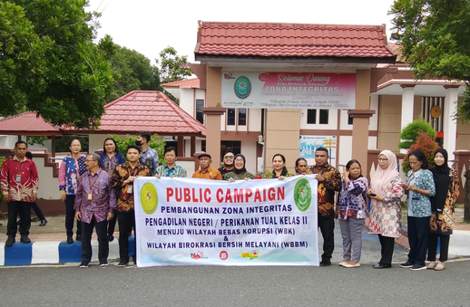 (Foto: PN Tual Gelar Public Campaign ZI di Bulan Suci Ramadhan | Dok. PN Tual)