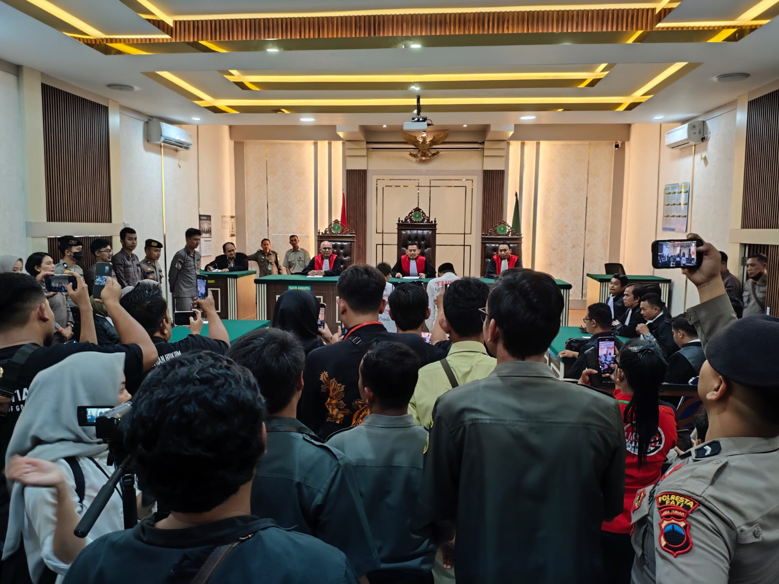 Sidang Putusan Dua Tokoh Masyarakat Pati, Berjalan Kondusif!