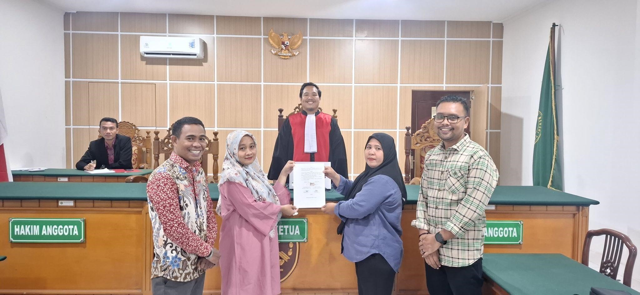 PN Tobelo Berhasil Damaikan Para Pihak Dalam Perkara Gugatan Sederhana