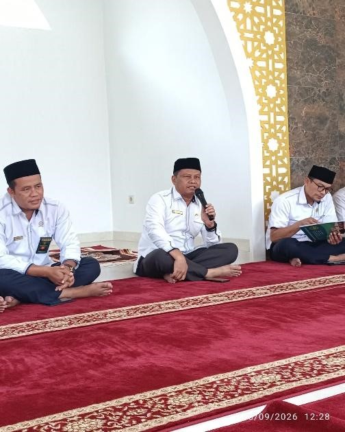 (Foto: Penceramah Sedang Memberikan Tausiahnya | Dok. Tim TI PA Kota Cimahi)