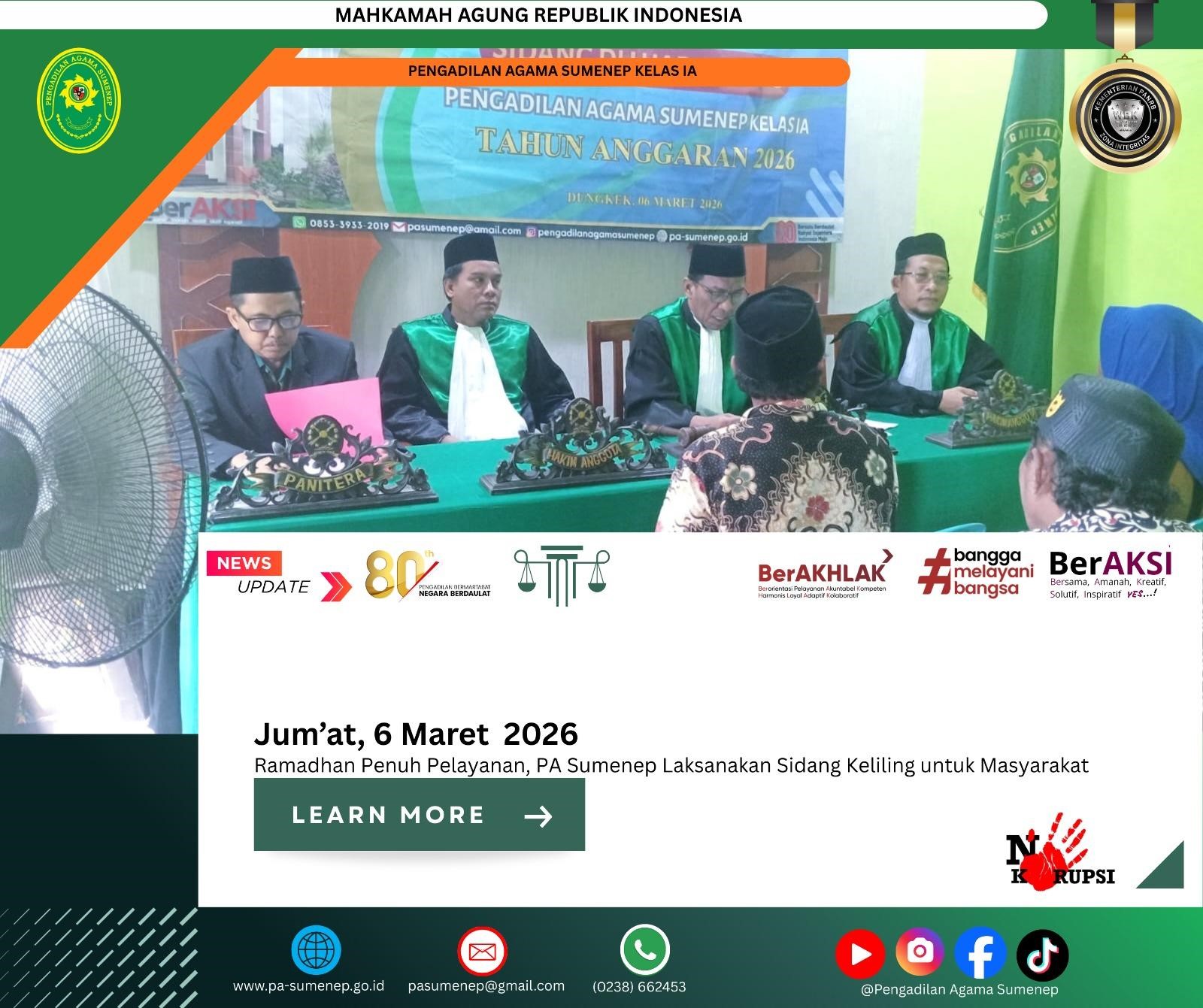 Percepat Akses Keadilan, PA Sumenep Gelar Sidang Keliling!