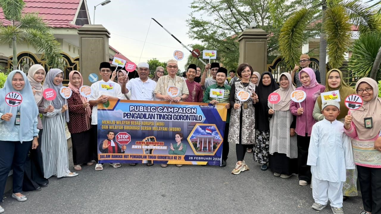PT Gorontalo Menyapa Warga, Kampanye Anti Suap hingga Santuni Anak Yatim
