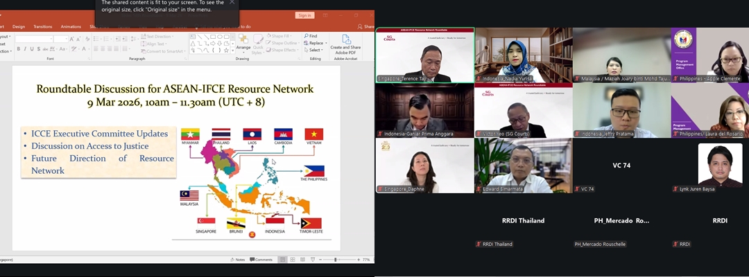 ICCE Gelar ASEAN-IFCE Roundtable, Access to Justice Jadi Sorotan Utama