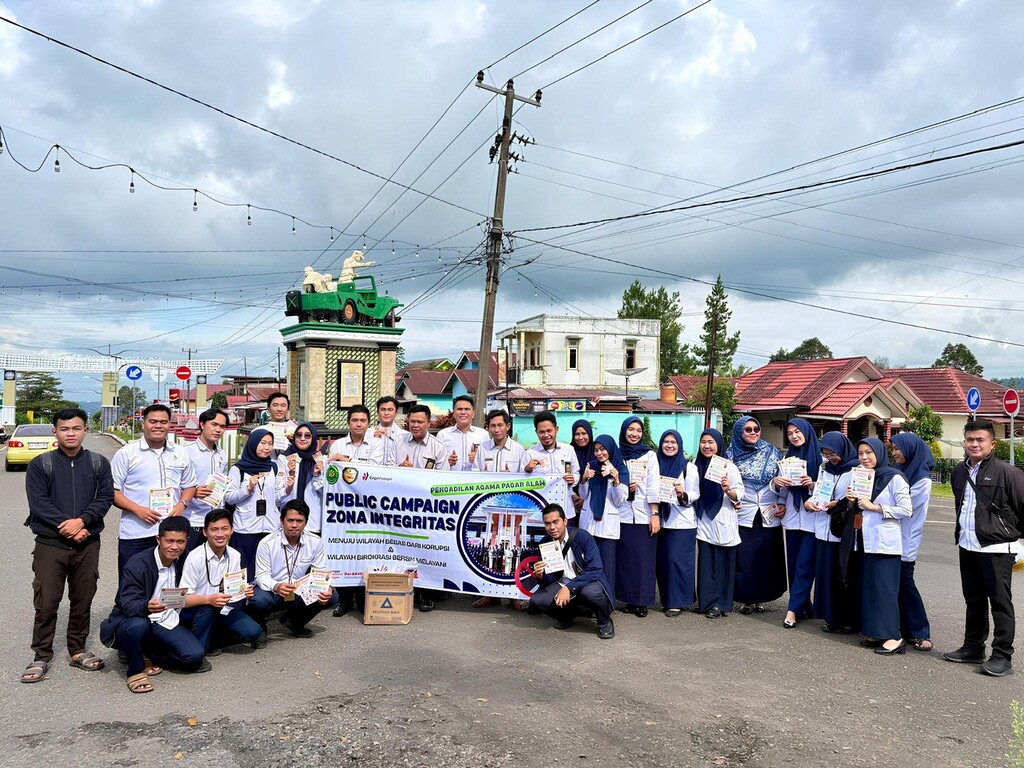 PA Pagar Alam Gelar Kampanye “Integritas Dijaga, Gratifikasi Ditolak”