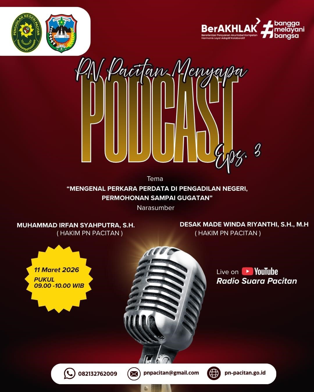 PN Pacitan Menyapa Eps. 3: Edukasi Perkara Perdata