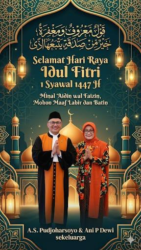 Memaknai Idul Fitri dan 73 Tahun IKAHI: Dalam Semangat Pembaruan Hakim yang Berintegritas dan Sejahtera