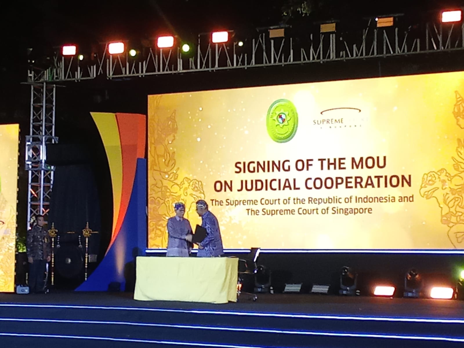 Ini Poin MoU MA RI dan Supreme Court of Singapore