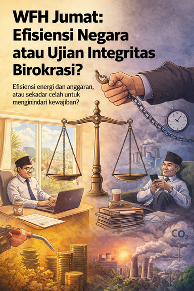 WFH Jumat: Efisiensi Negara atau Ujian Integritas Birokrasi?