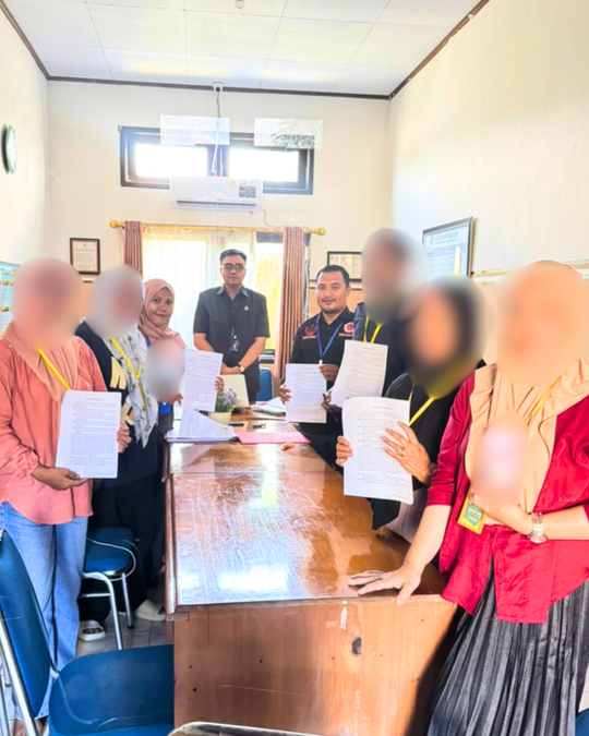 PN Tilamuta Berhasil Mendamaikan PMH Sengketa Tanah Keluarga Dengan Akta Perdamaian