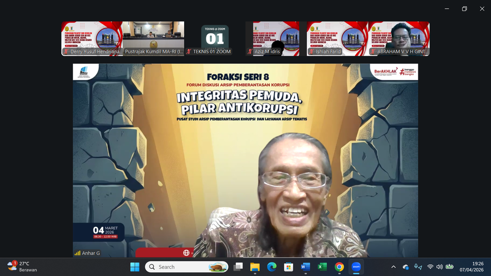 Prof. Anhar Gonggong: Hakim Bukan Alat Kekuasaan, Melainkan Penegak Keadilan