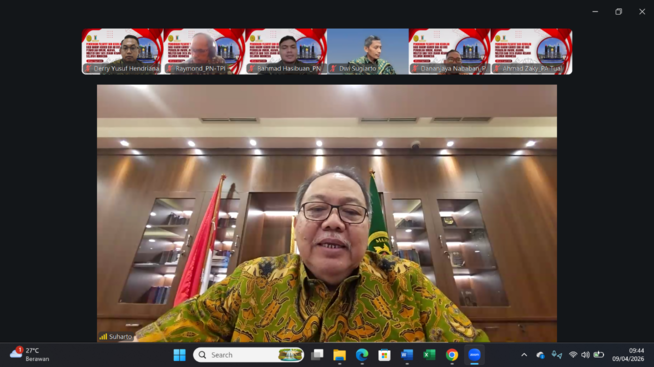 (Foto: Wakil Ketua MA Isi Materi Kegiatan Pendidikan dan Pelatihan Filsafat bagi para Hakim | Dok. Derry Yusuf Hendriana)