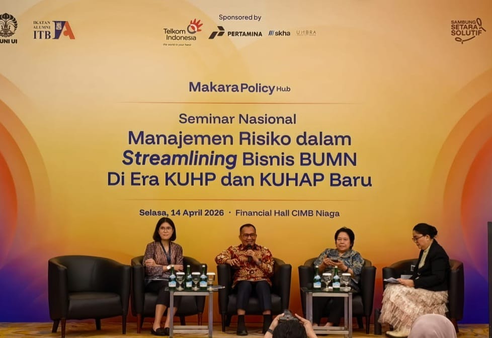 Foto Hakim Agung RI Dr. H. Achmad Pudjoharsoyo, S.H., M.H. menjadi pembicara dalam seminar Manajemen Resiko dalam Streamlining Bisnis BUMN di Era KUHP dan KUHAP Baru. Dokumentasi MA RI