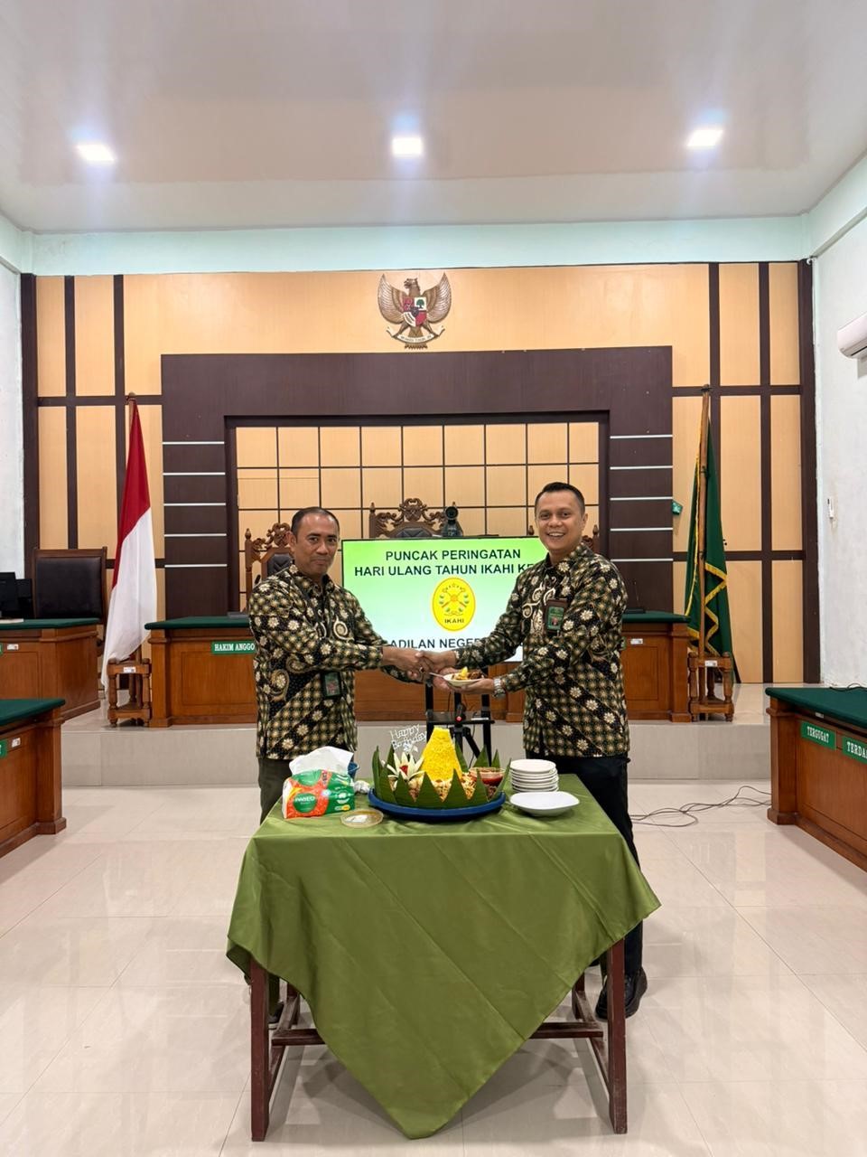 (Foto: PN Sinabang Gelar Peringatan HUT ke-73 | Dok. PN Sinabang)
