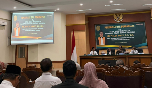 Prof. Yanto melakukan Pembinaan dan pengawasan pada 4(empat) lingkungan peradilan wilayah Sulawesi Selatan | Dok. Penulis
