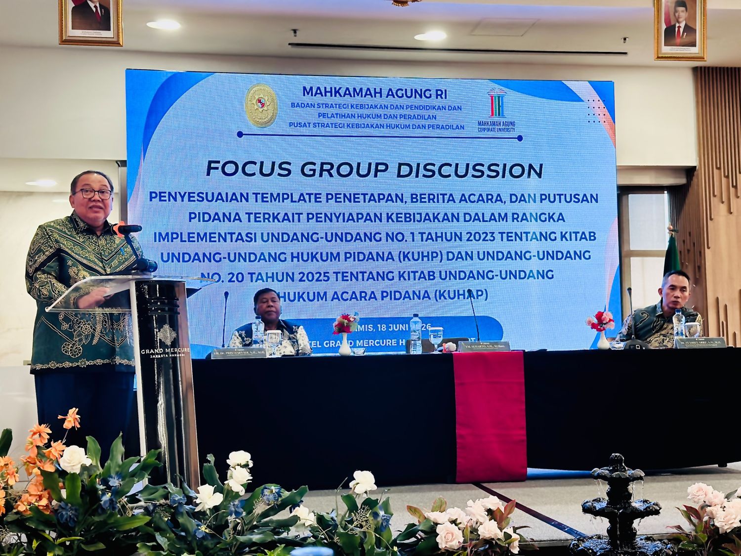 FGD Penyesuaian Template Penetapan, Berita Acara, dan Putusan Pidana | Dok. Penulis