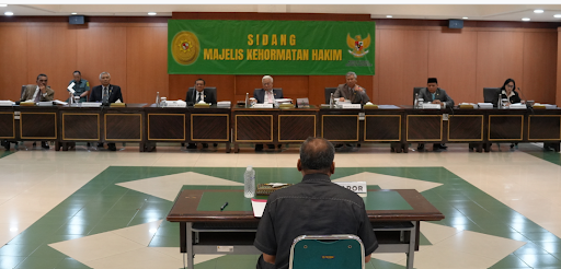 Foto Sidang Majelis Kehormatan | Dok. Badan Pengawasan Mahkamah Agung
