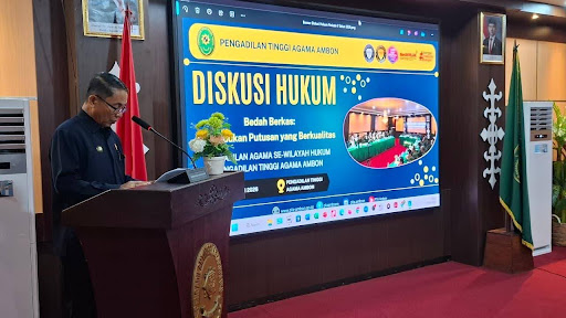 Diskusi Hukum Periode ke-II tahun 2026 di PTA Ambon | Dok. Penulis